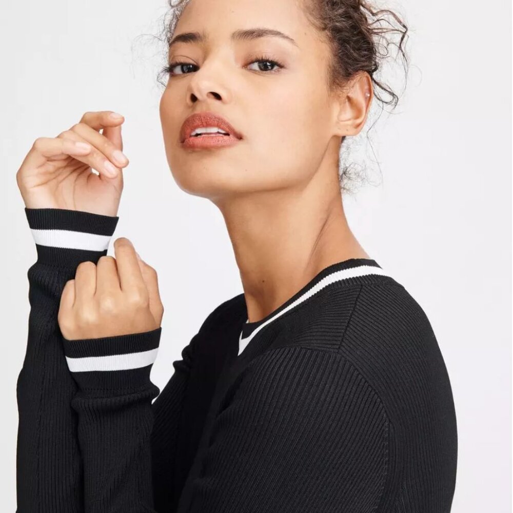 Rag & Bone Priya Crew Ribbed Top M
